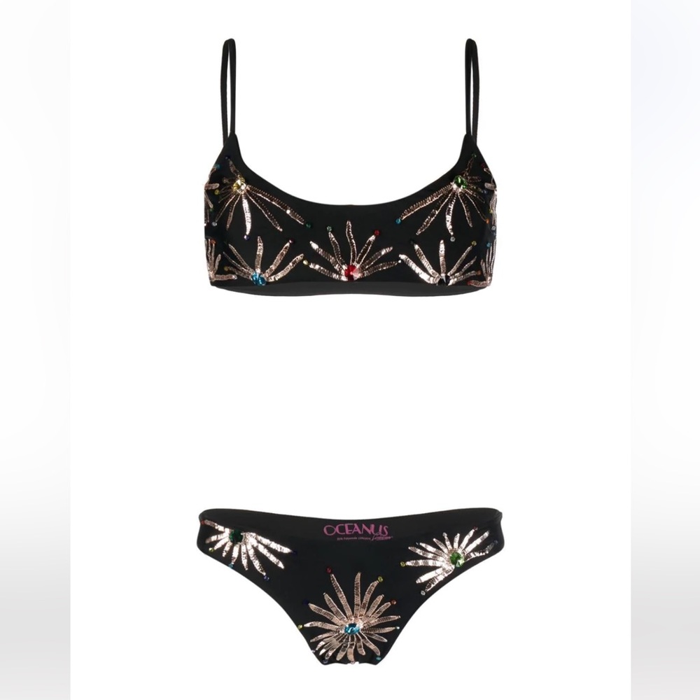 Oceanus black Ruby Bikini BNWT
